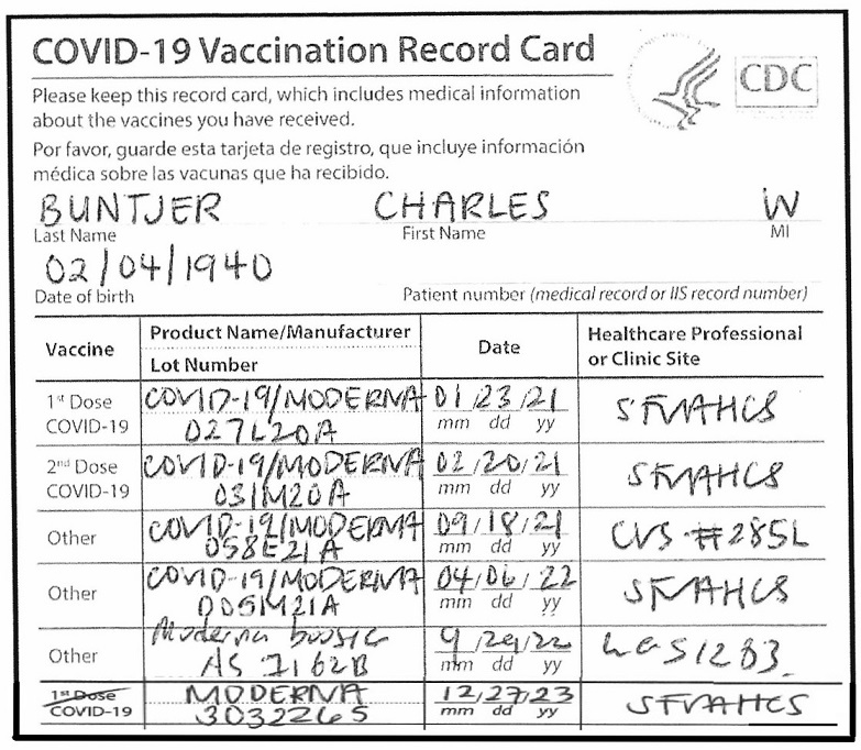 COVID Vaccinations