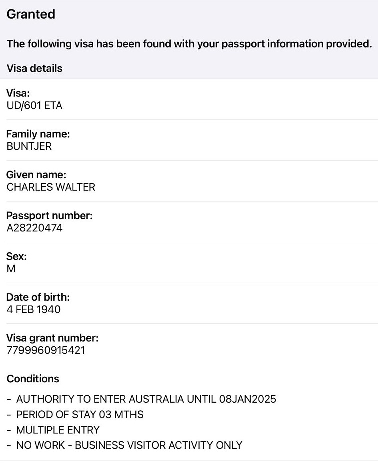 Austrailia Visa