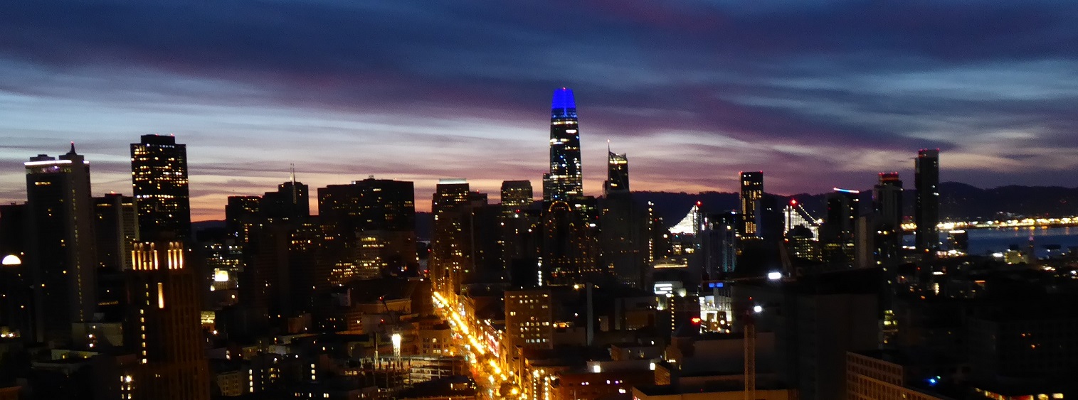 Chucks San Francisco View at Night!