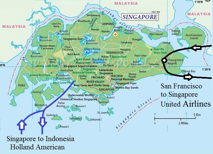 Map of Singapore