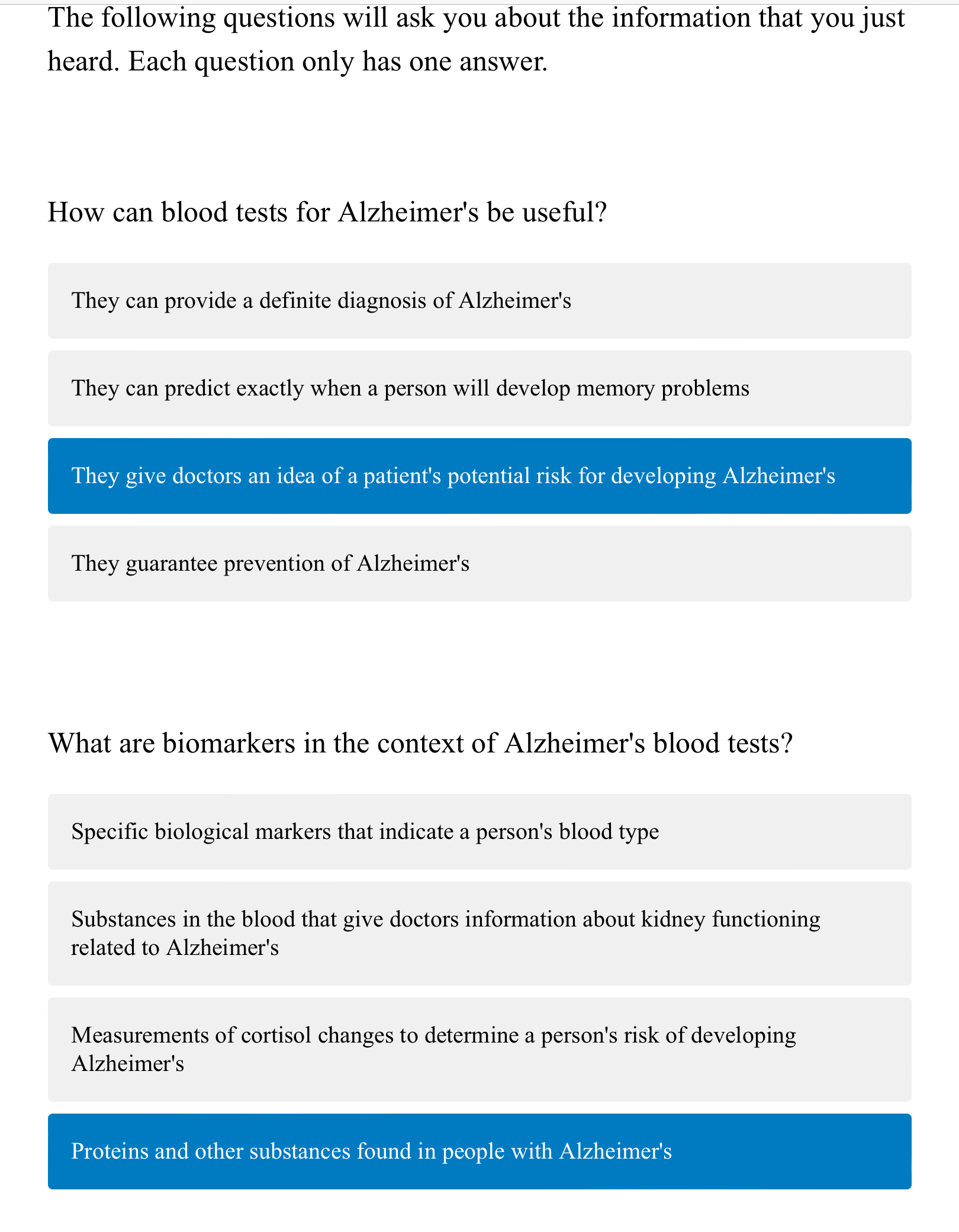 Altzheimer Study Washington University St. Louis