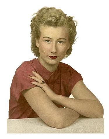 Yvonne Buntjer in 1951 - Nineteen Year Old Western Union Worker - Rockford Illinois!