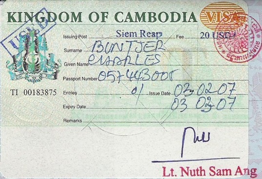 Cambodian Visa 