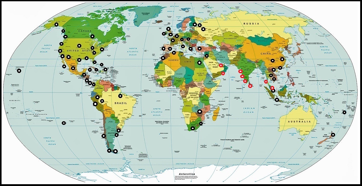 World Travels Map