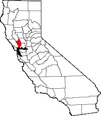 Map of California - Napa & Sonoma County