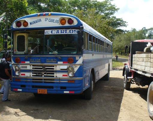 Bus to Managua from San Carlos  