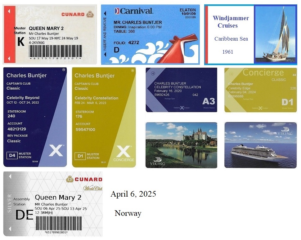 Ships I Have Sailed On!