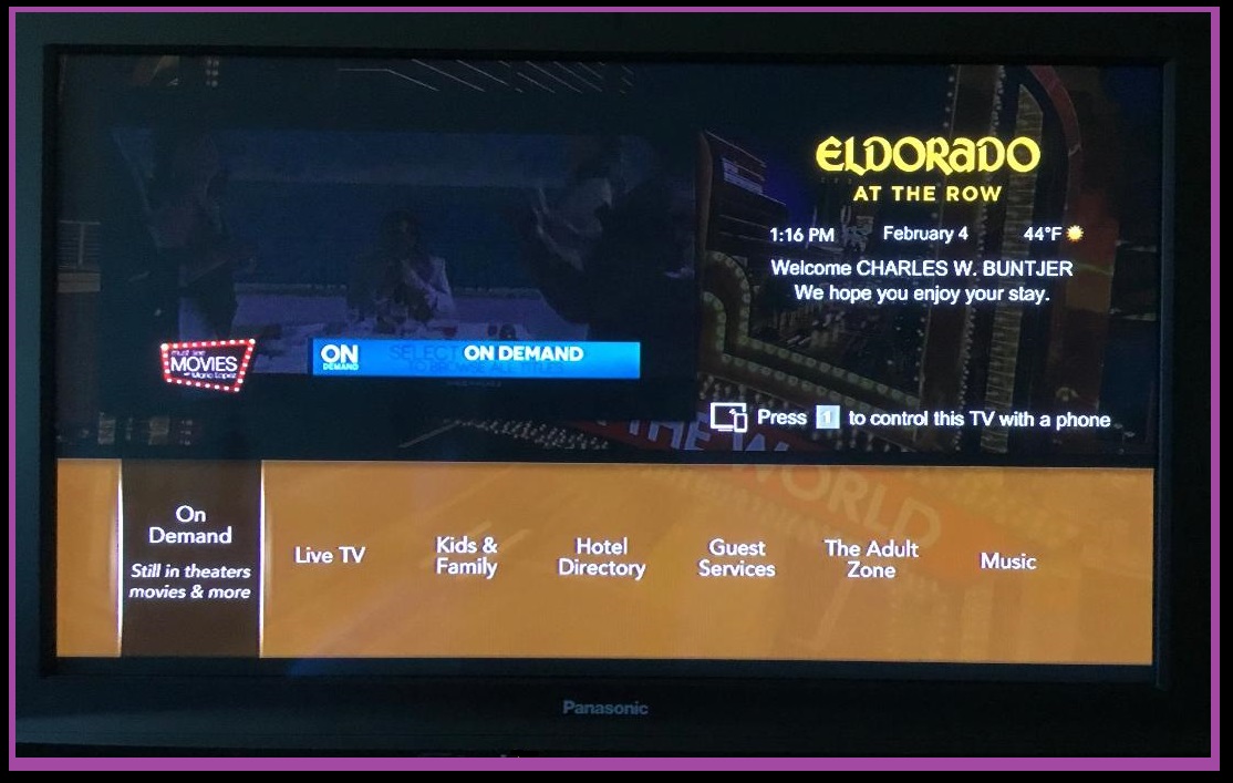 Name on the TV